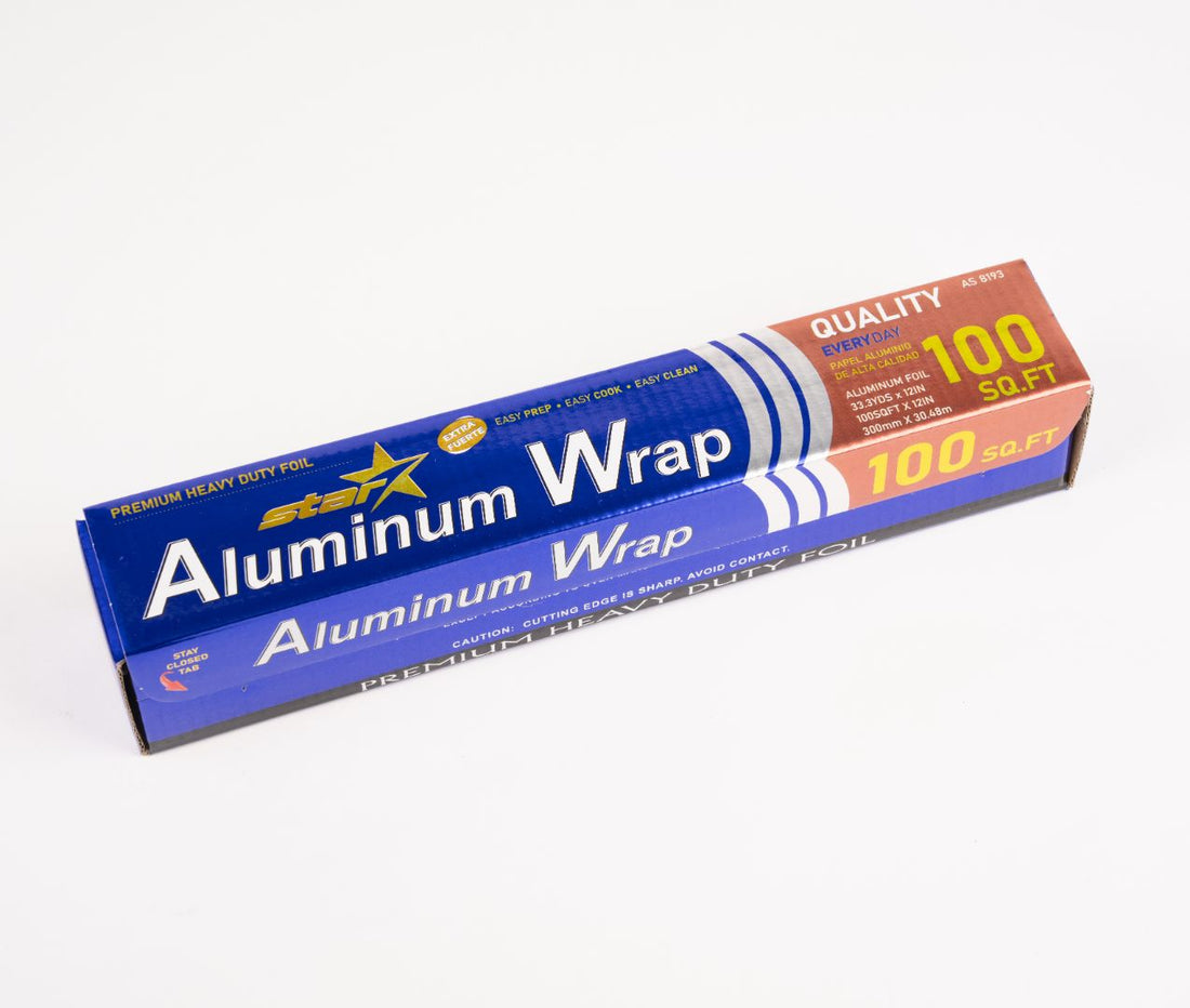 Aluminum Foil Wrap Heavy Duty, Premium Quality – 50, 100, or 200 Sq. Ft. Variants (Easy Prep and Clean)