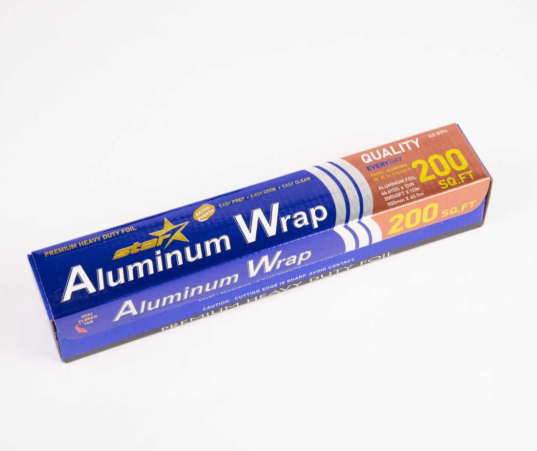 Aluminum Foil Wrap Heavy Duty, Premium Quality – 50, 100, or 200 Sq. Ft. Variants (Easy Prep and Clean)