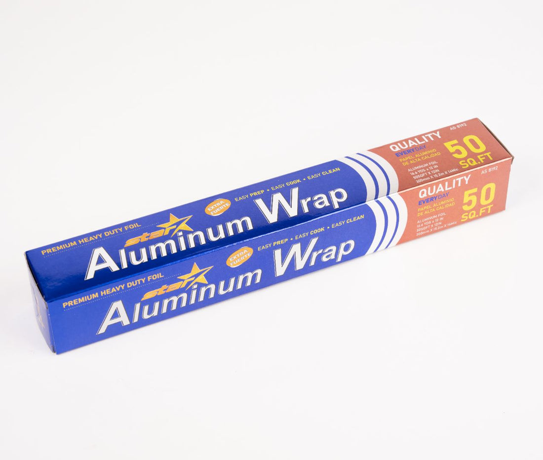 Aluminum Foil Wrap Heavy Duty, Premium Quality – 50, 100, or 200 Sq. Ft. Variants (Easy Prep and Clean)